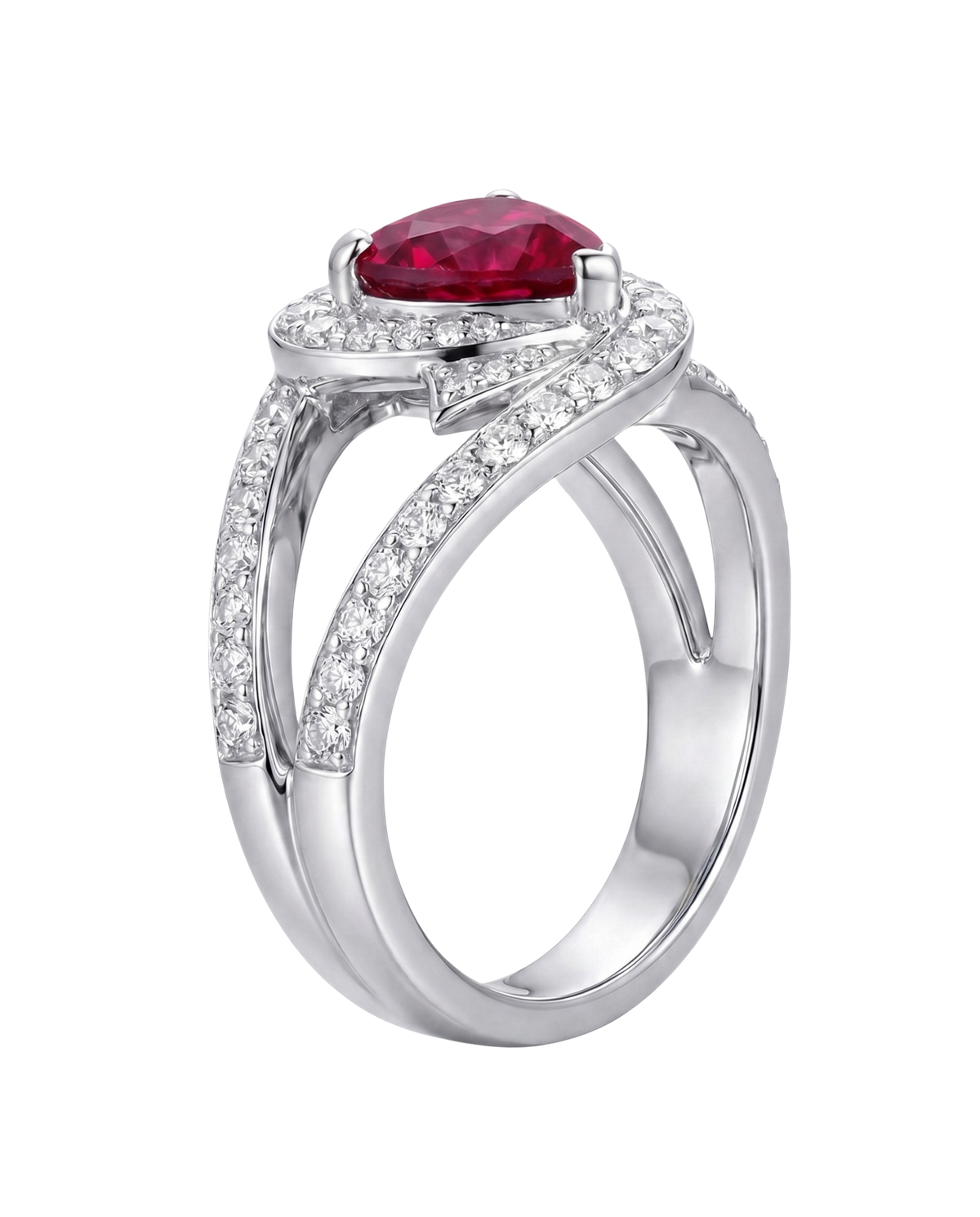 Heart Sapphire Ring