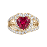 Heart Sapphire Ring