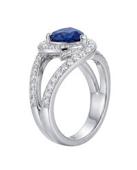 Heart Sapphire Ring