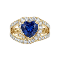 Heart Sapphire Ring