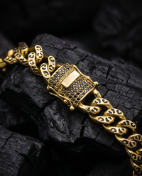 Leopard Cuban Link Bracelet