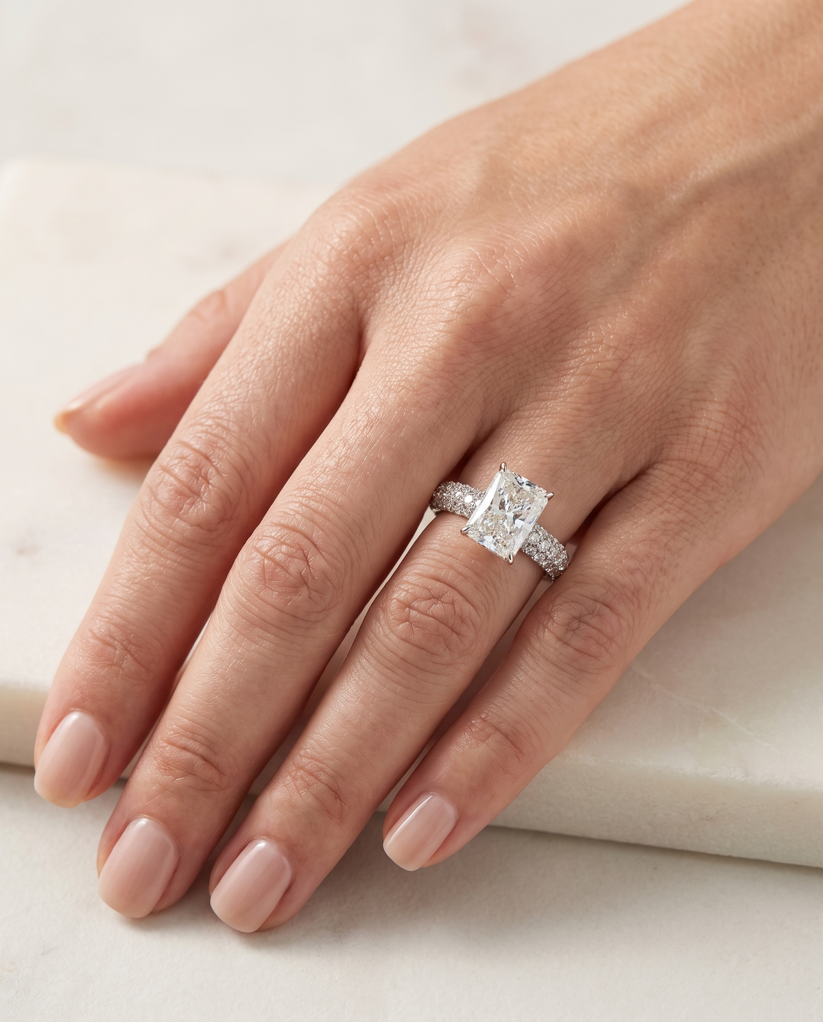 Brilliant Pavé | Radiant Cut