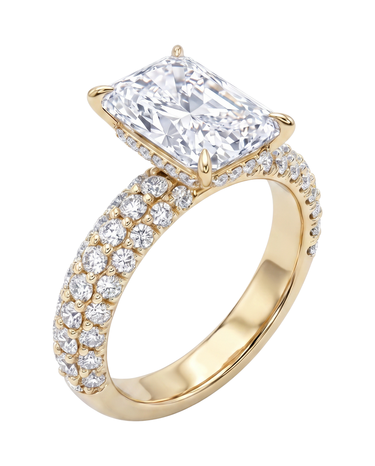 Brilliant Pavé | Radiant Cut