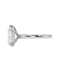 The Lina Halo | Pear Cut | 14K White Gold
