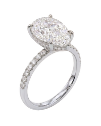 The Lina Signature | Pear Cut | 14K White Gold