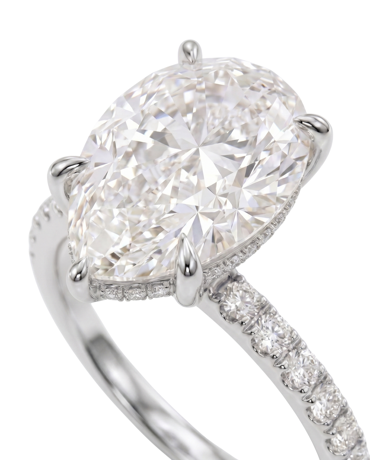 The Lina Signature | Pear Cut | 14K White Gold