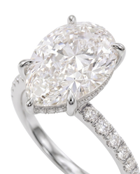 The Lina Signature | Pear Cut | 14K White Gold