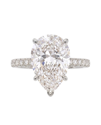 The Lina Signature | Pear Cut | 14K White Gold