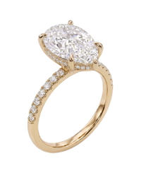 The Lina Signature | Pear Cut | 14K Yellow Gold