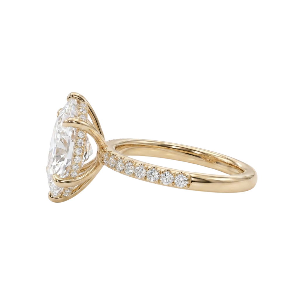 The Lina Signature | Pear Cut | 14K Yellow Gold