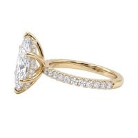 The Lina Signature | Marquise Cut | 14K Yellow Gold