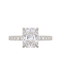 The Lina Signature | Radiant Cut | 14K White Gold