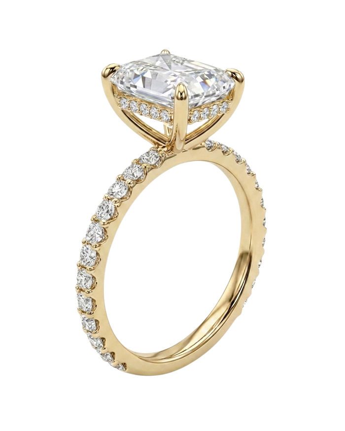 The Lina Signature | Radiant Cut | 14K Yellow Gold