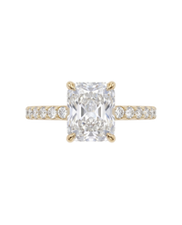 The Lina Signature | Radiant Cut | 14K Yellow Gold
