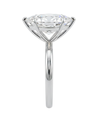 The Lina Solitaire | Marquise Cut | 14K White Gold