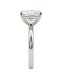 The Lina Solitaire | Radiant Cut | 14K White Gold