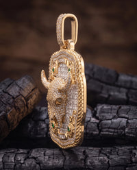 Championship Trophy Buckle side profile showing relief depth and bail