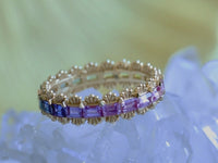 Rainbow Sapphire Eternity