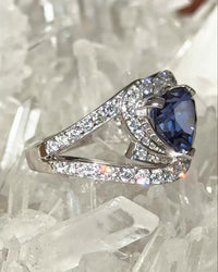 Heart Sapphire Ring