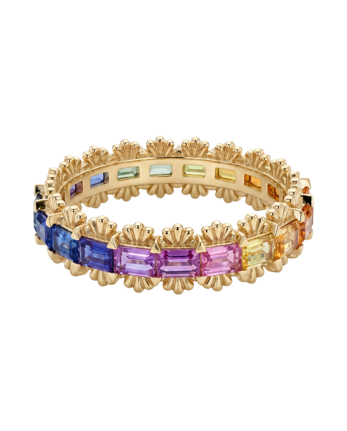 Rainbow Sapphire Eternity