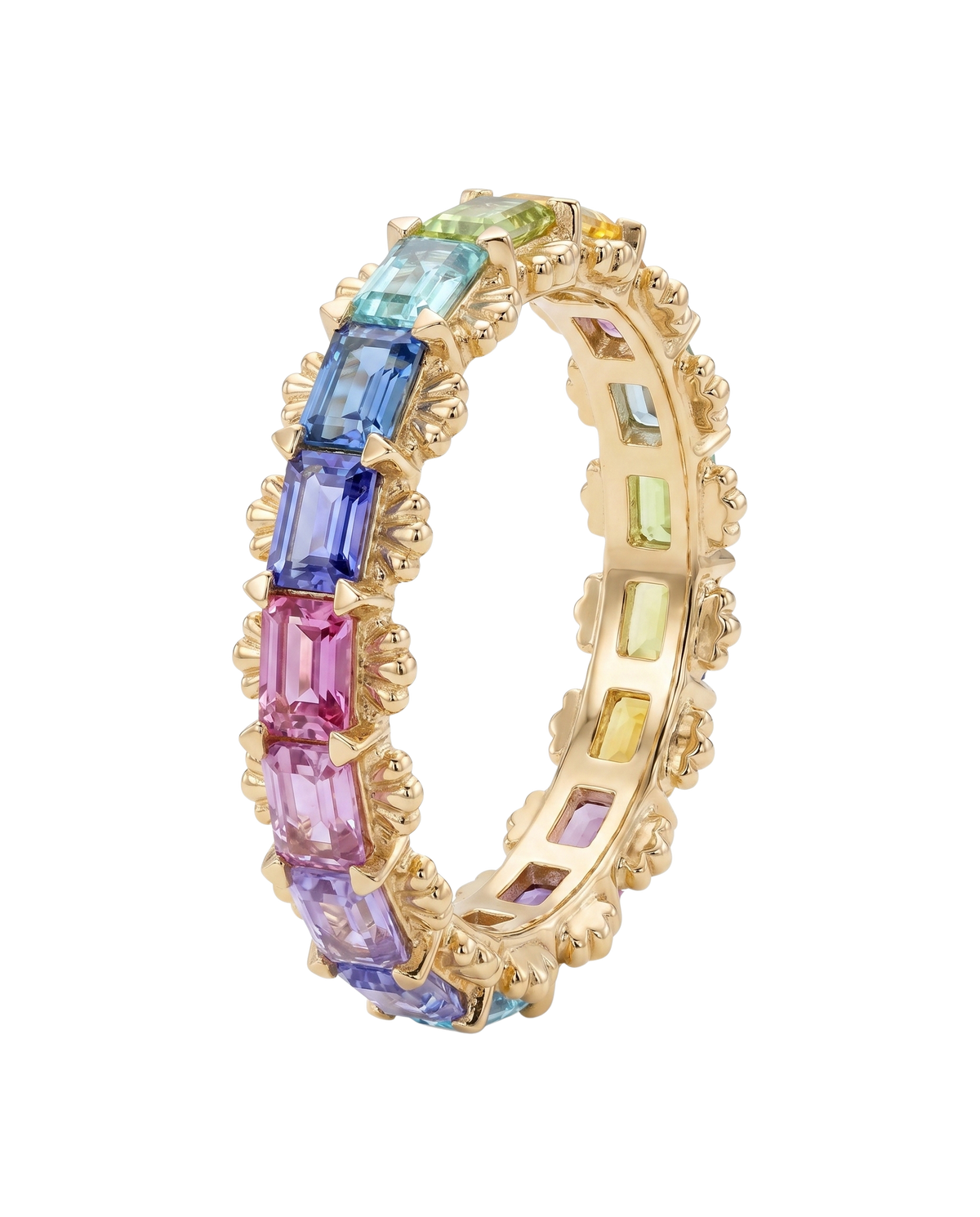 Rainbow Sapphire Eternity