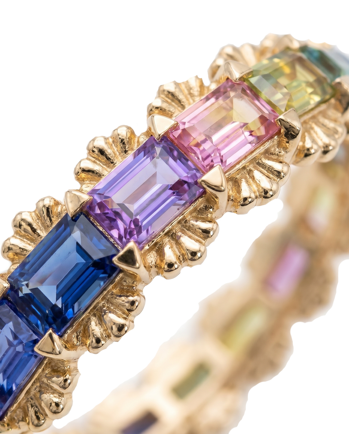 Rainbow Sapphire Eternity