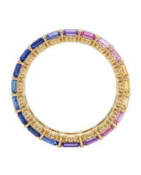 Rainbow Sapphire Eternity