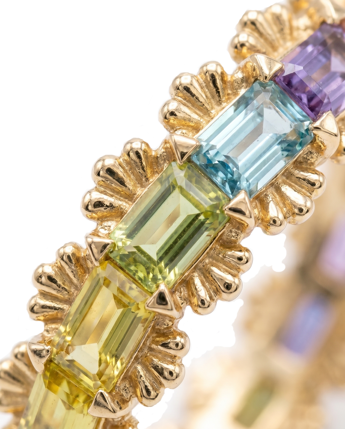 Rainbow Sapphire Eternity