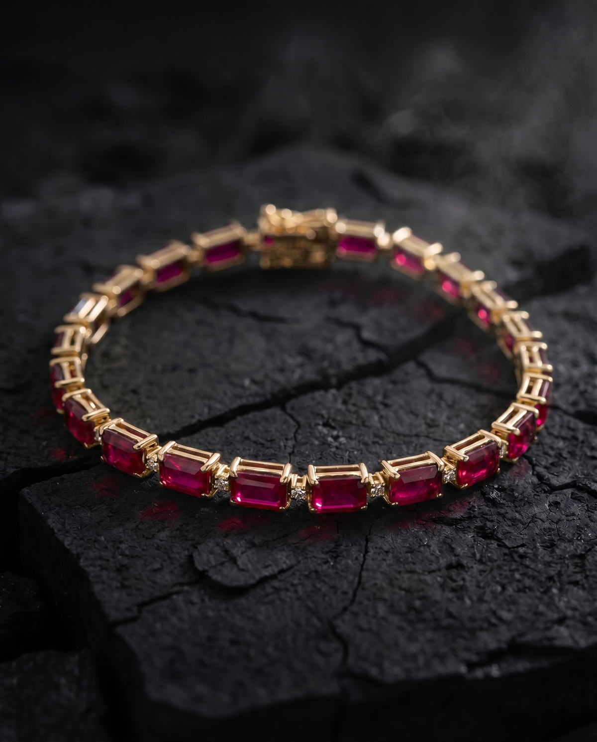 Gemstone Diamond Bracelet | 3mm