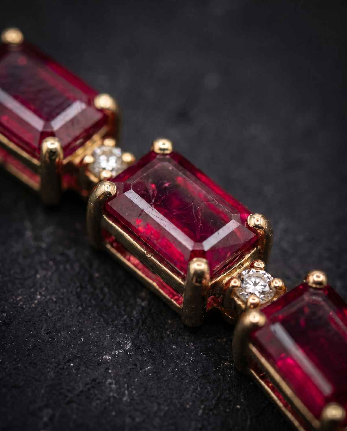 Gemstone Diamond Bracelet | 3mm