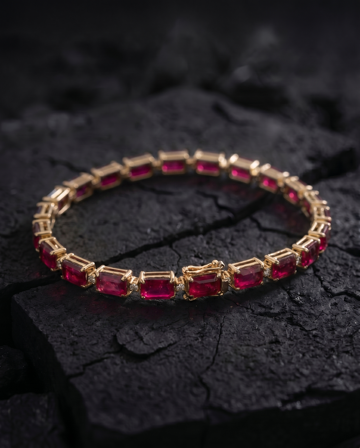 Gemstone Diamond Bracelet | 3mm