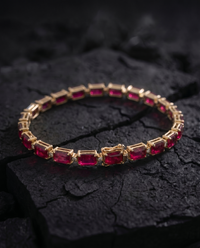 Gemstone Diamond Bracelet | 3mm