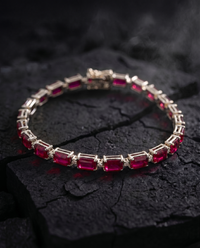 Gemstone Diamond Bracelet | 3mm