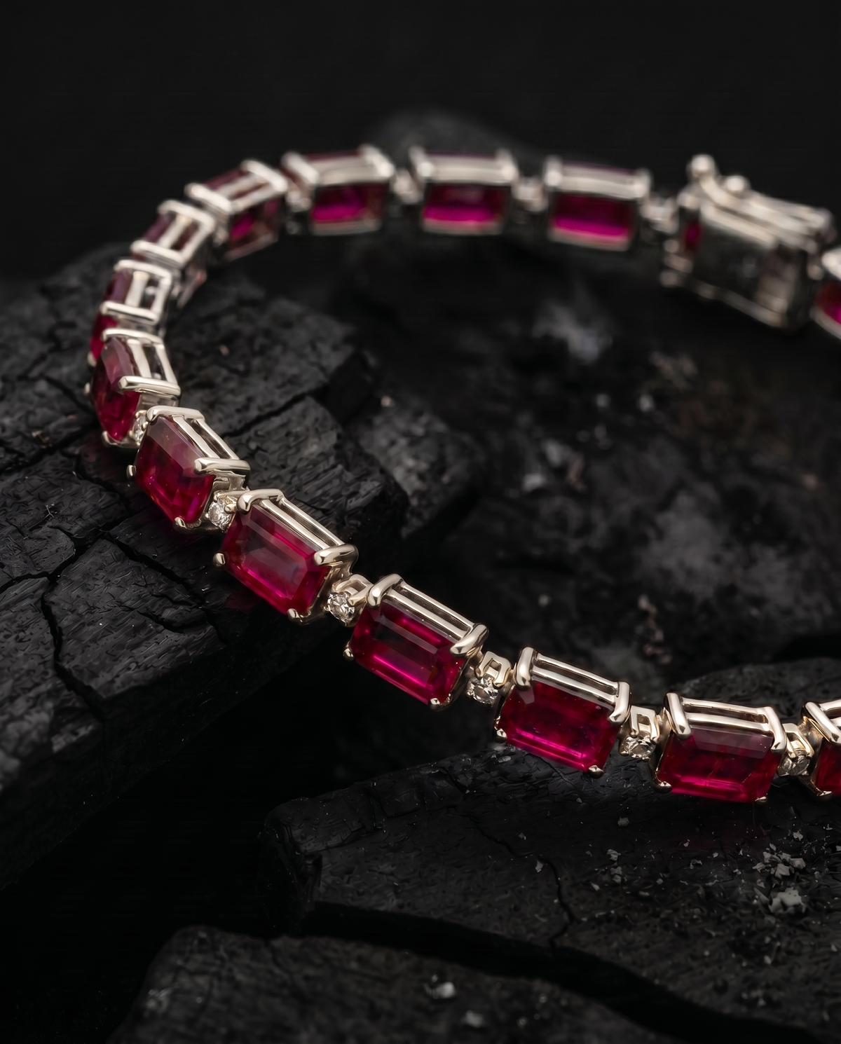 Gemstone Diamond Bracelet | 3mm