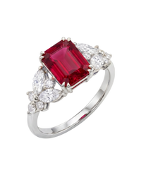 Twilight Ring | Emerald Cut