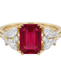 Twilight Ring | Emerald Cut