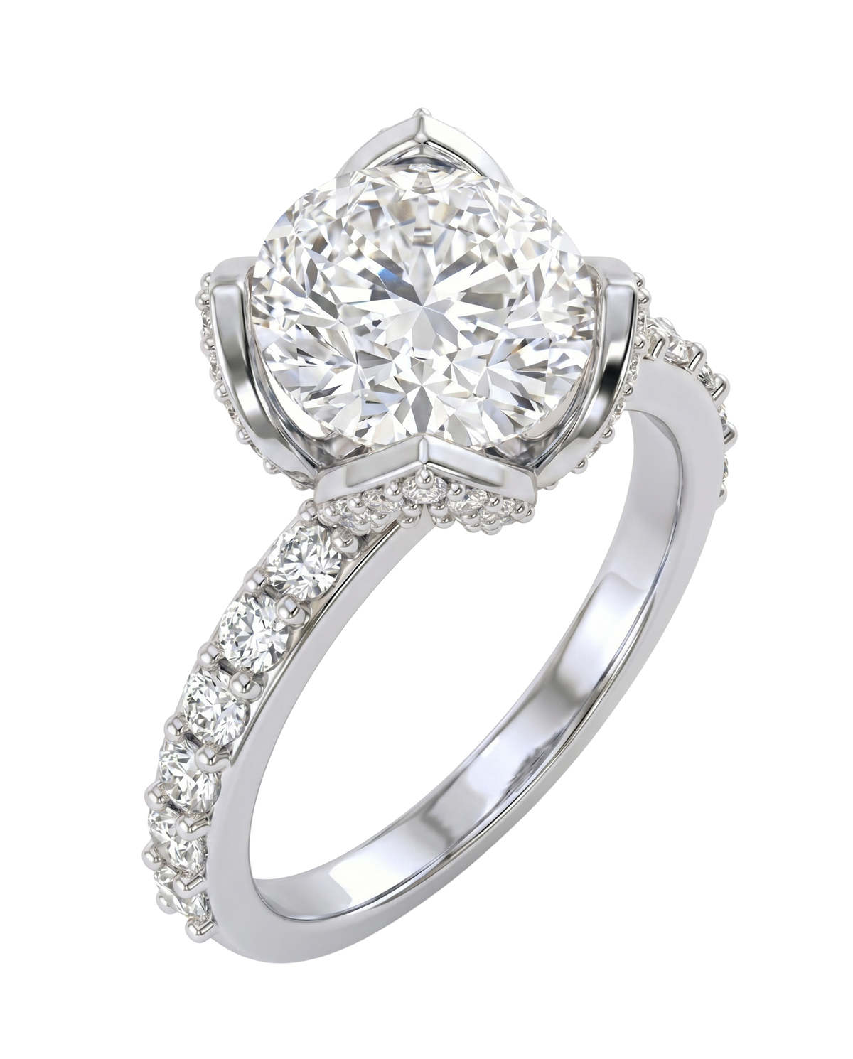 Sacred Lotus | Round Cut