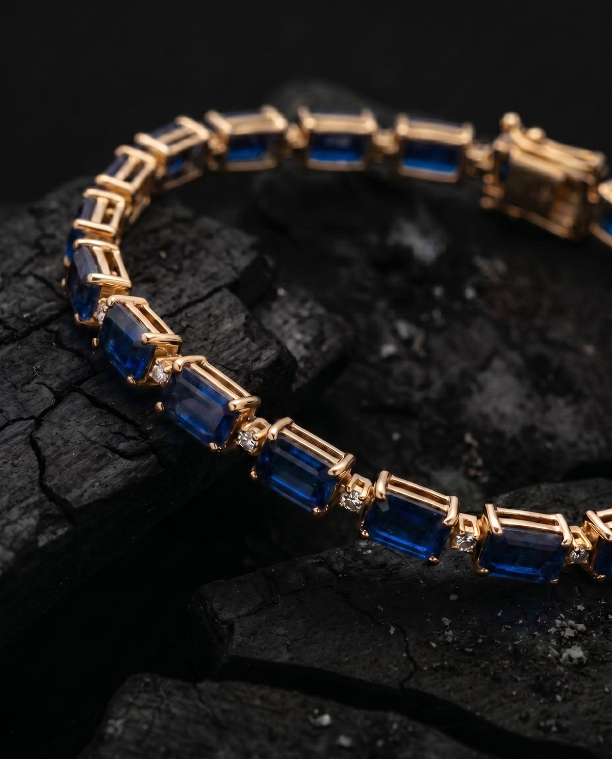 Gemstone Diamond Bracelet | 3mm