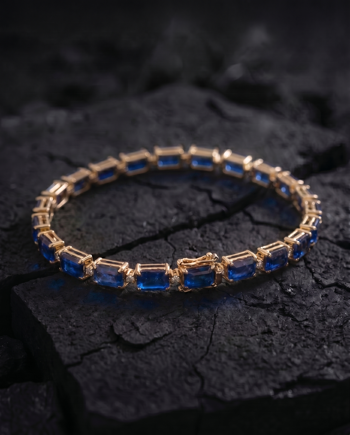Gemstone Diamond Bracelet | 3mm