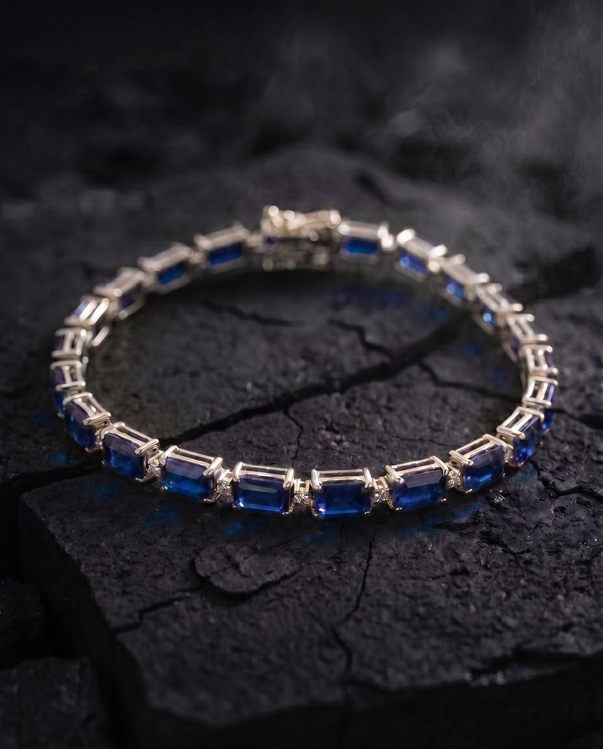 Gemstone Diamond Bracelet | 3mm