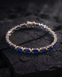 Gemstone Diamond Bracelet | 3mm