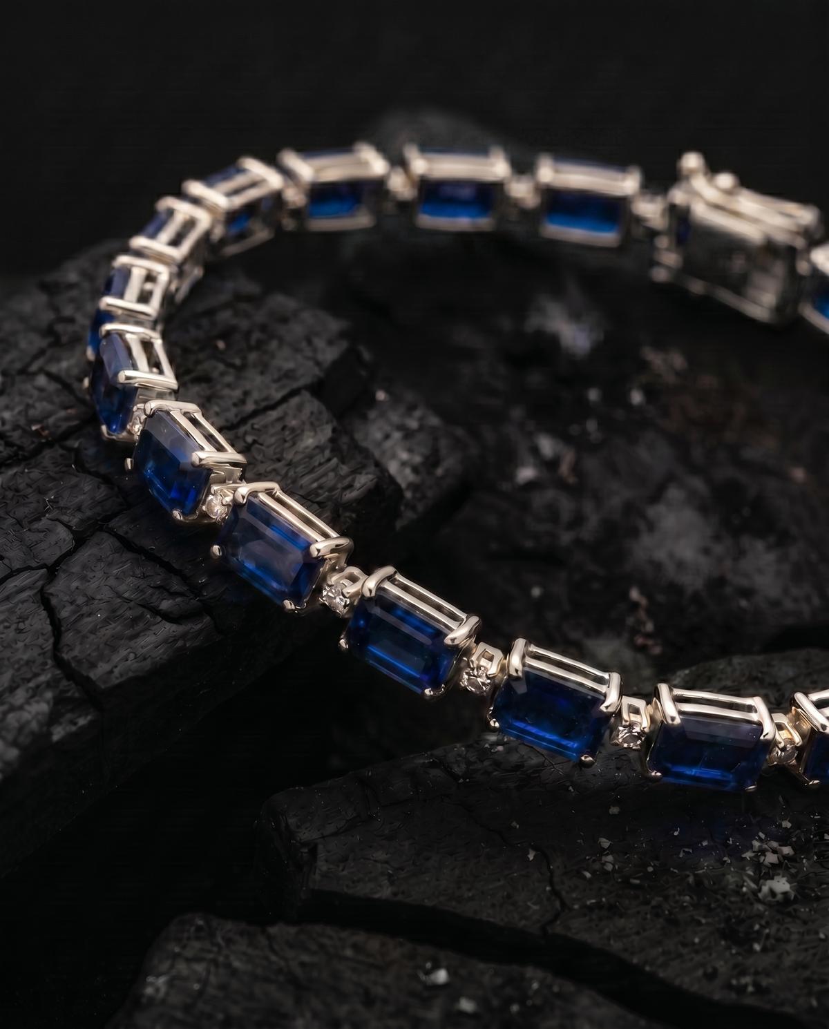 Gemstone Diamond Bracelet | 3mm