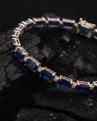 Gemstone Diamond Bracelet | 3mm