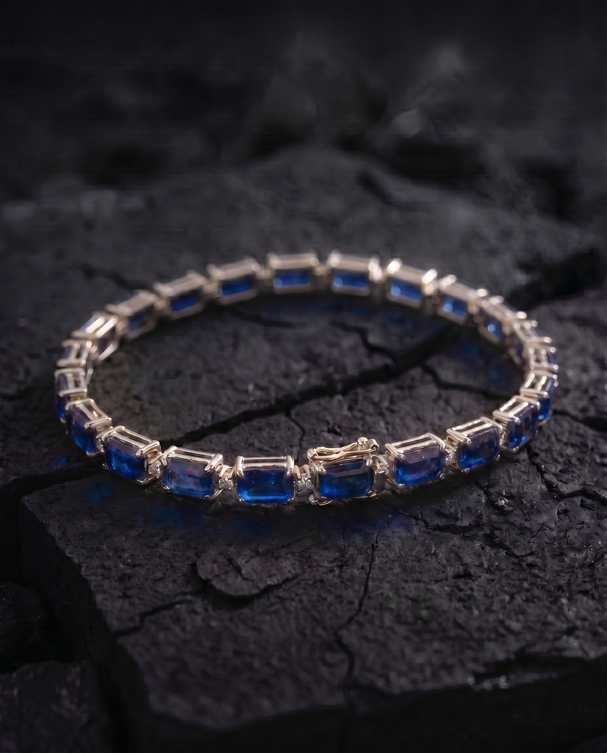 Gemstone Diamond Bracelet | 3mm