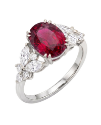Twilight Ring | Oval Cut