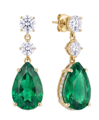The Vela Earrings | Yellow Sapphire
