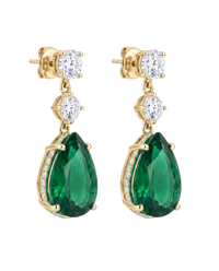The Vela Earrings | Yellow Sapphire
