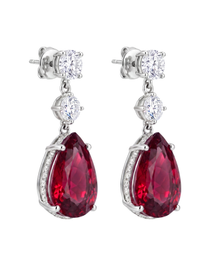 The Vela Earrings | Ruby