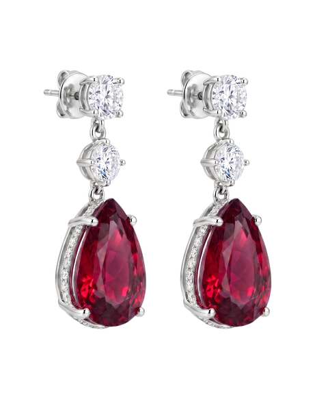 The Vela Earrings | Ruby