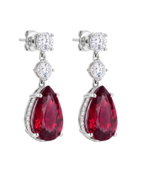 The Vela Earrings | Ruby